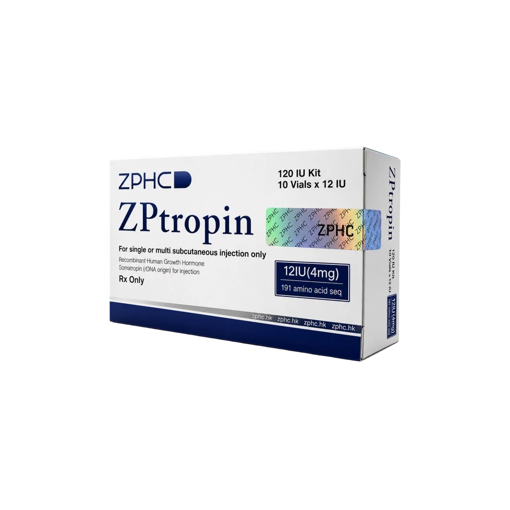 HGH ZPtropin 120 IU - 10 VIALS (12 IU / VIAL)