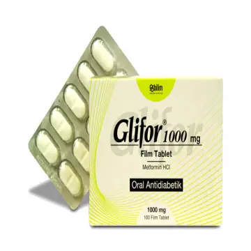 GLIFOR 1000 - 100 TABS (1000 MG/TAB)