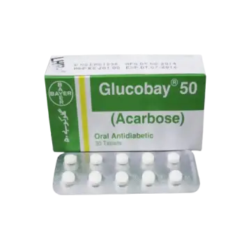 GLUCOBAY 50 MG - 30 TABS (50 MG/TAB)