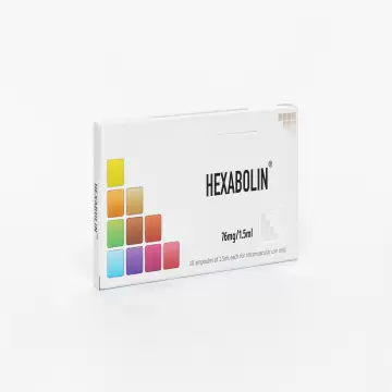 HEXABOLIN - 10 AMPS (1,5 ML - 76 MG/ML)