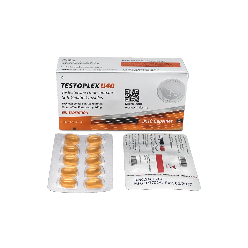 TESTOPLEX u40 - 3 X 10 CAPSULES (30MG/TAB)