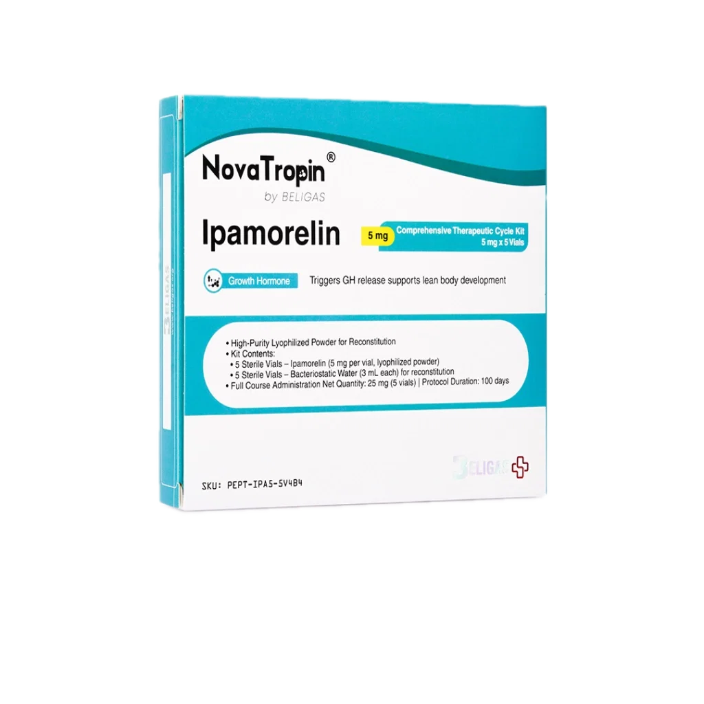IPAMORELIN - 5 VIALS (5MG PER VIAL)
