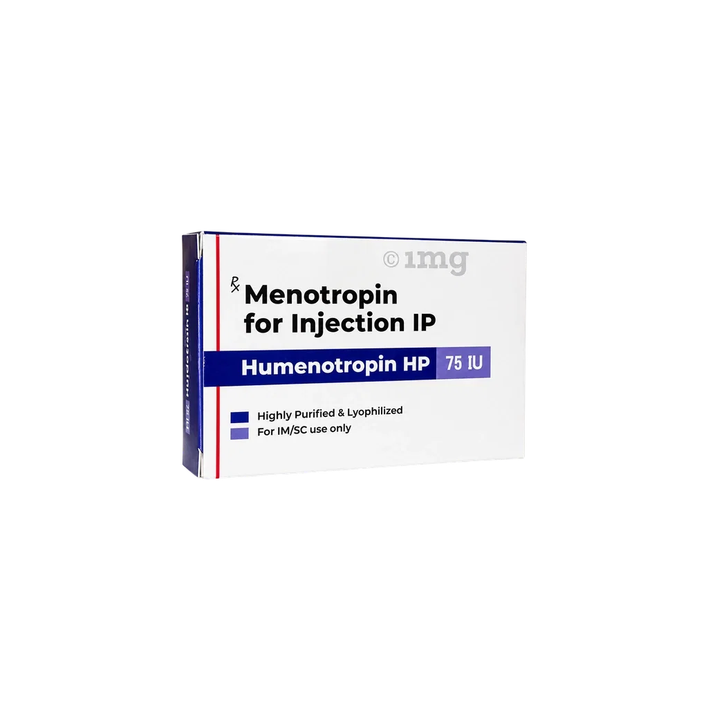 Humenotropin HP 75IU - 1 VIAL (75 IU + INJECTION MIX)