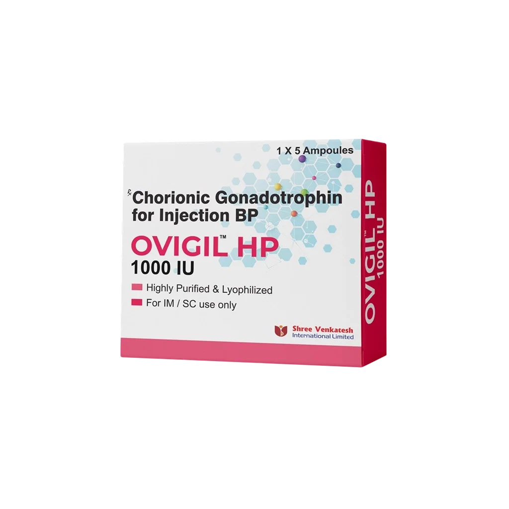 Ovigil 1000 iu - 1 VIAL (1000 IU + INJECTION MIX)