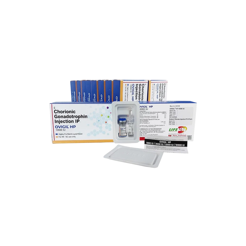 Ovigil 10000 iu - 1 VIAL (10000 IU + INJECTION MIX)