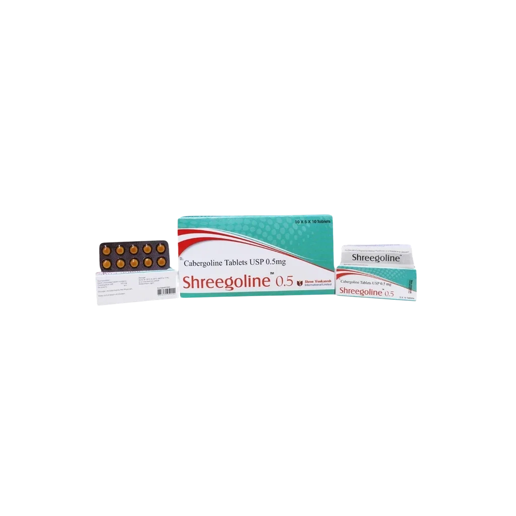 Shreegoline 0.5 - 50 TABLETS X 0.5 MG/TAB