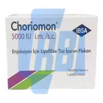 HCG 5000 I.U. (CHORIOMON) - 5000 I.U. AMP.