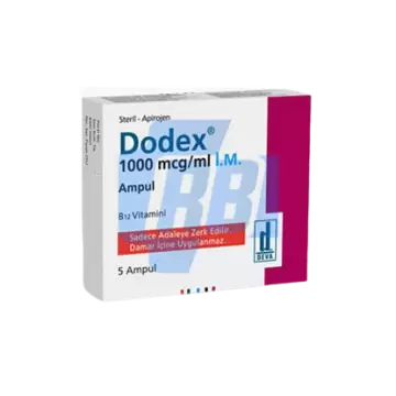 DODEX (Vitamin B12) - 1 PACK (5 AMPS /1 ML (1000MCG/ML))